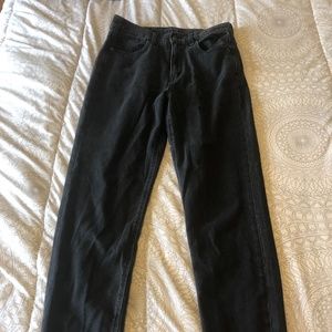AEO HIGH WAISTED BLACK JEANS